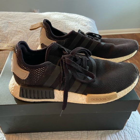 Shoes - Adidas NMD’s Black and Beige